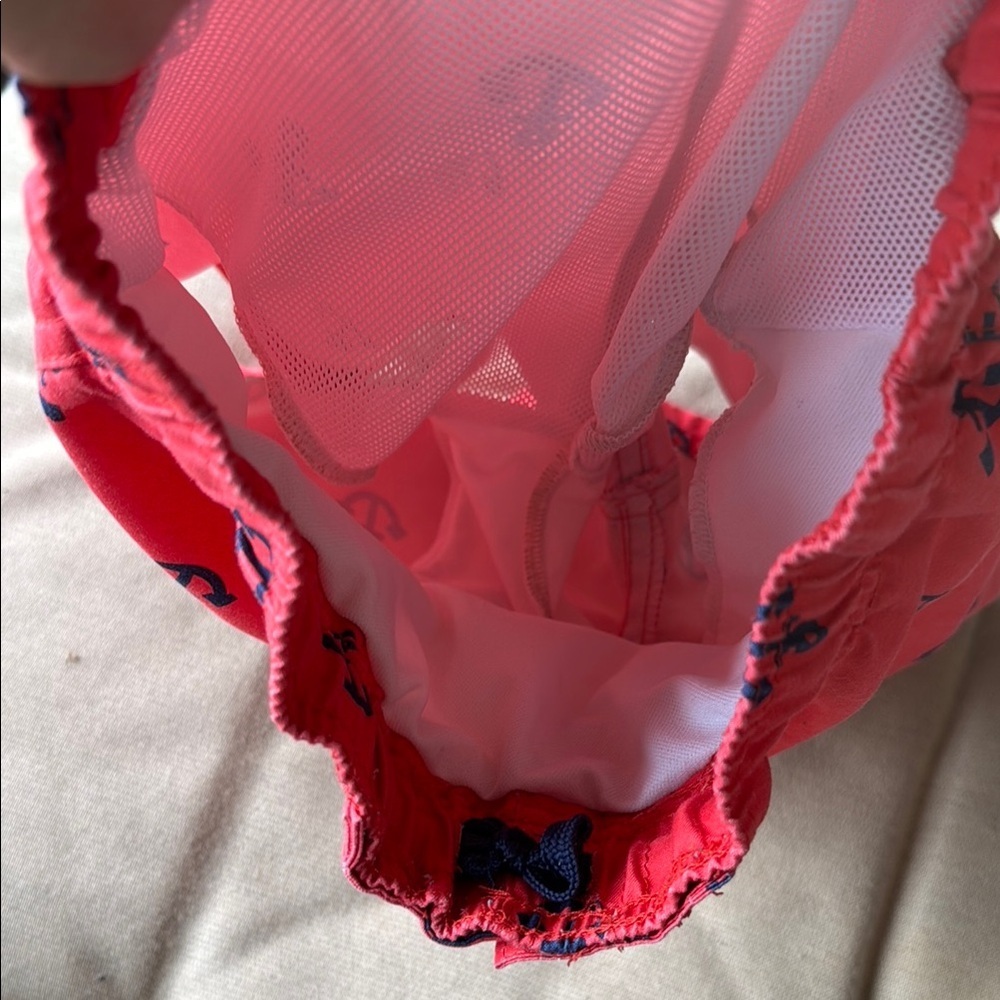 Circo Anchor Print Kids Swim Trunks - Red with blue, 3T, preowned - Picture 4 of 9